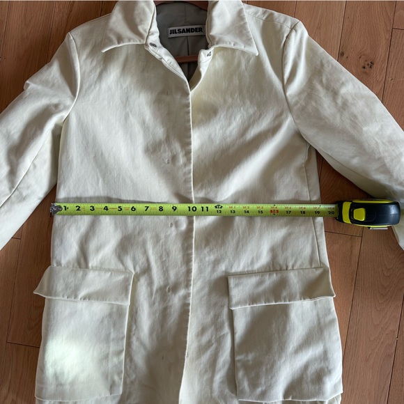 Jil Sander Cotton Jacket Size 34 (US 2) Hidden Snap Closure with Pockets - Picture 14 of 15